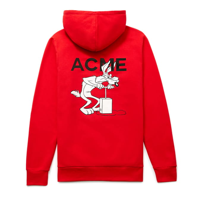 Looney Tunes ACME Wile E. Coyote TNT hoodie - Rood - S