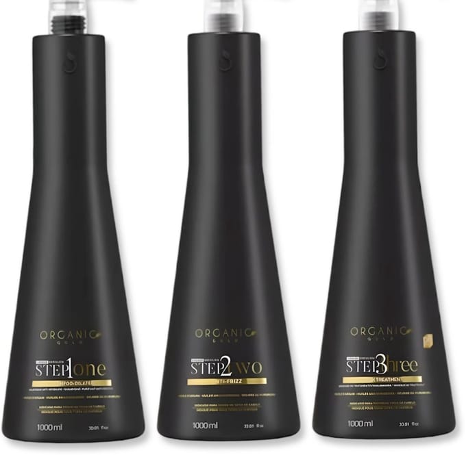 KIT LISSAGE BRÉSILIEN 3 X 1000 ML ORGANIC GOLD