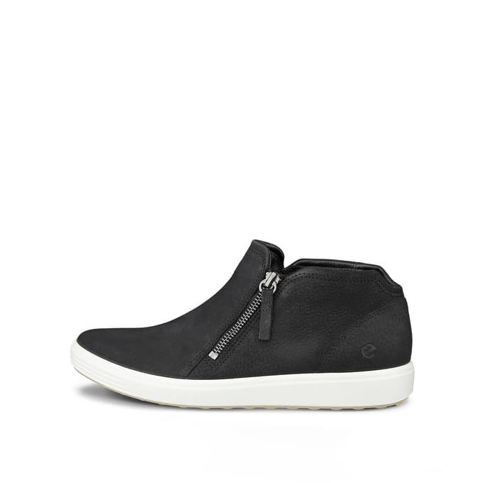 Dames Suède Ritschoenen Ecco Soft 7