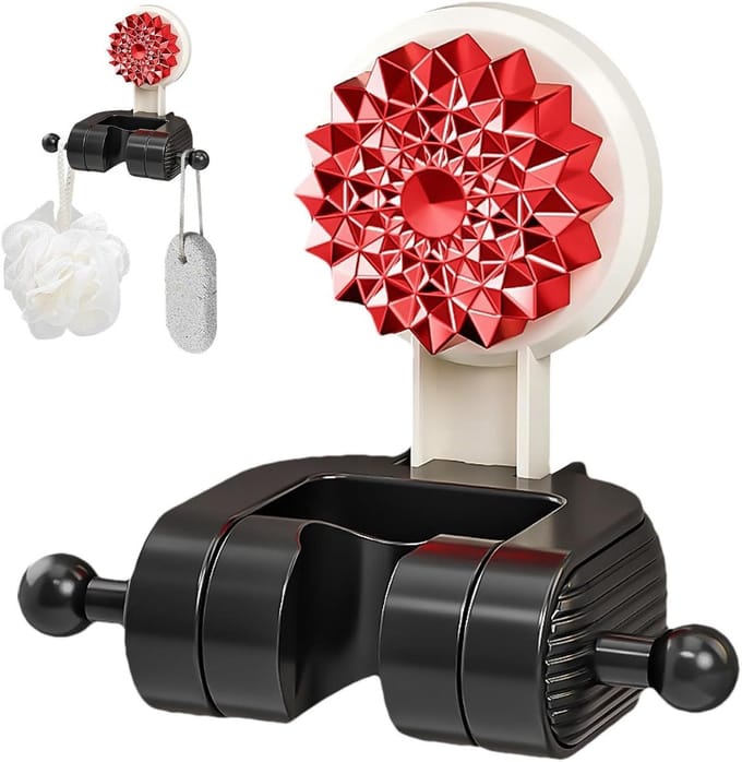 Suction Cup Shower Head Holder Adjustable Holder Shower Support for Bathroom Wall Home Towels Air Pad