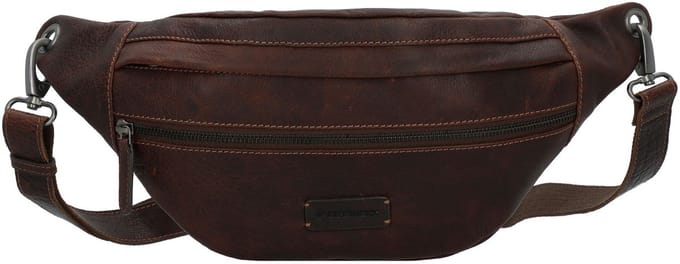 Jack Kinsky Porto Fanny pack Leder 30 cm - Unisex - mokka