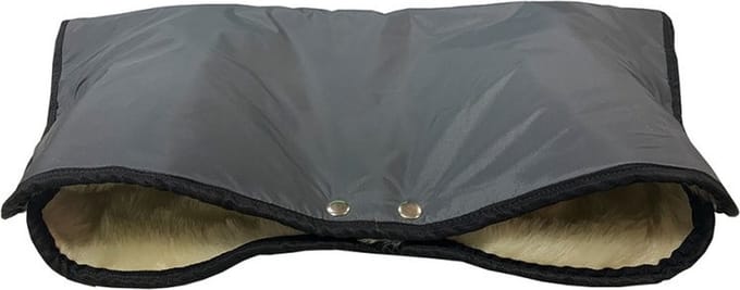 Kinderwagen handwarmer handschoenen - Buggy handwarmers - Warm - Waterafstotend - Grijs