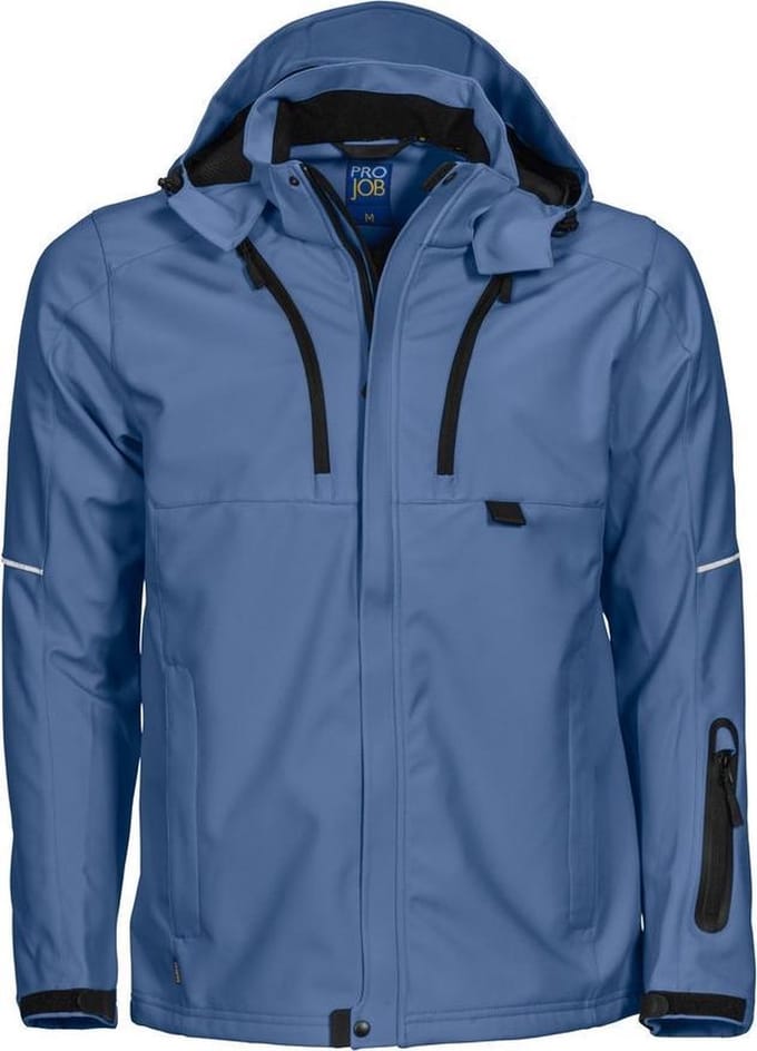 ProJob 3406 SOFTSHELL JAS 643406 - Hemelsblauw - XS