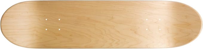 Concave Skateboard Deck Naturel Hout 32 x 8 Inch