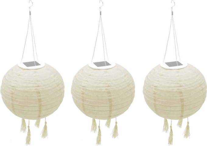 Set van 3 zonnelantaarns D30CM HIMALAYA