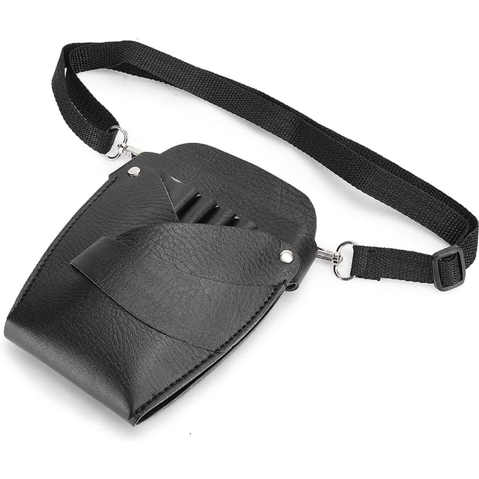 Barbier Portable Scharen Tas Haarclip Kam Kappersgereedschap Opberging Taille Tas gray
