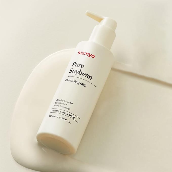 [Manyo Factory] Pure Sojabonen Reinigingsmelk 200ml white
