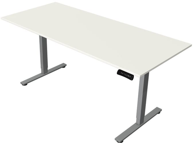 Zit-sta bureau Move New Base – Elektrisch bureau – 160 x 80 cm – Wit