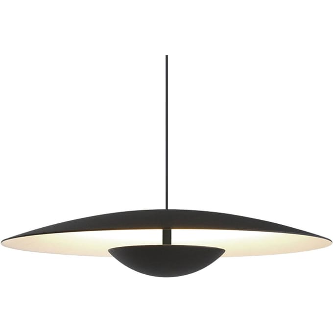 MARSET Ginger LED hanglamp, Triac Ø32cm zwart/wit