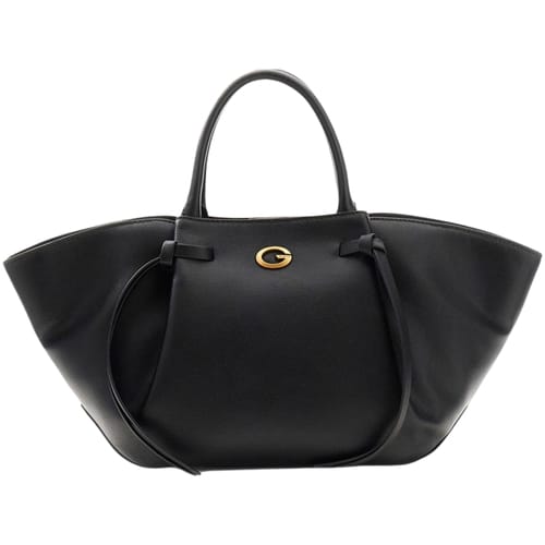GUESS schoudertas handtas Allegra Girlfriend Satchel Black zwart