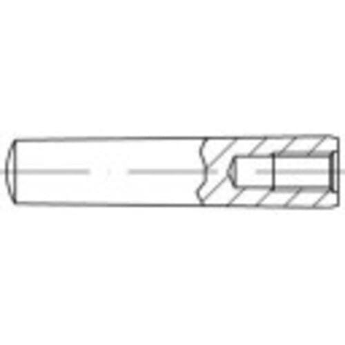 TOOLCRAFT 144683 Conische pen (Ø x l) 6 mm x 16 mm Staal 25 stuk(s)