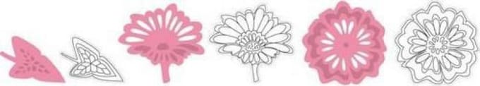 Marianne Design Collectables Bloemen en blad COL1304