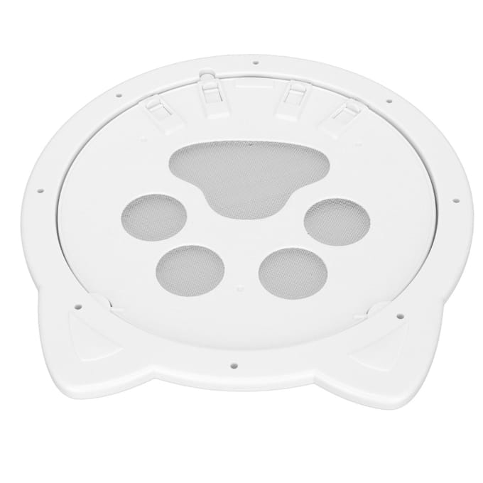 Chatière en plastique à accès contrôlé, 4 modes, anti-collision, magnétique, pour animaux de compagnie noir