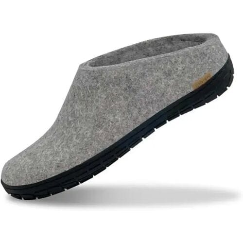 Glerups Slip-On with Natural Rubber Sole- Pantoffel (Maat - 43, Kleur - Grey)