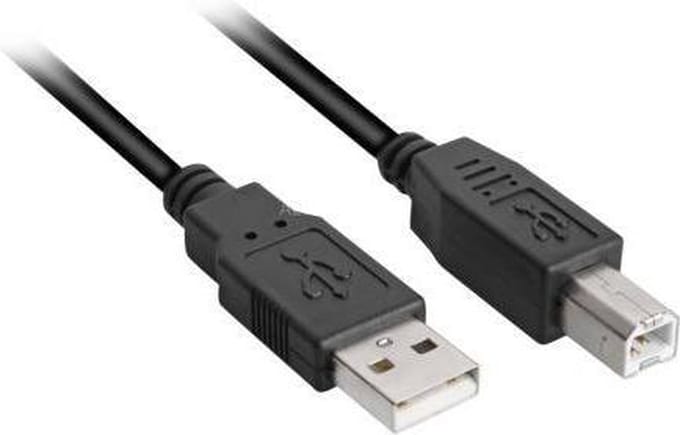 Sharkoon - USB cable - USB Type B to USB - 3 cm
