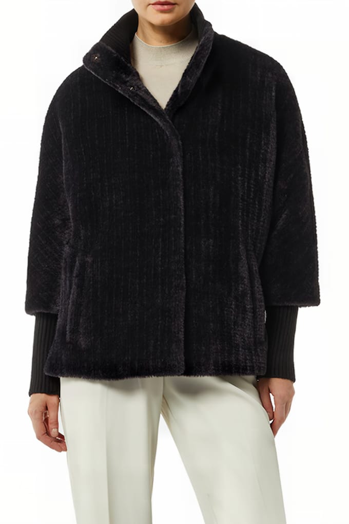 Comma Jacket Outdoor Black Taglia: 38 | Giacche in ecopelliccia Outlet | Donna | Nero