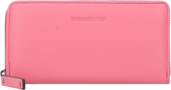 FREDsBRUDER Leren Portemonnee Hendassa Big Wallet Lucid Pink Roze