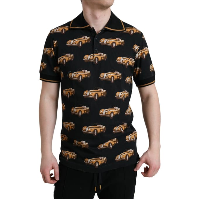 Klassieke Auto's Poloshirt Korte Mouwen
