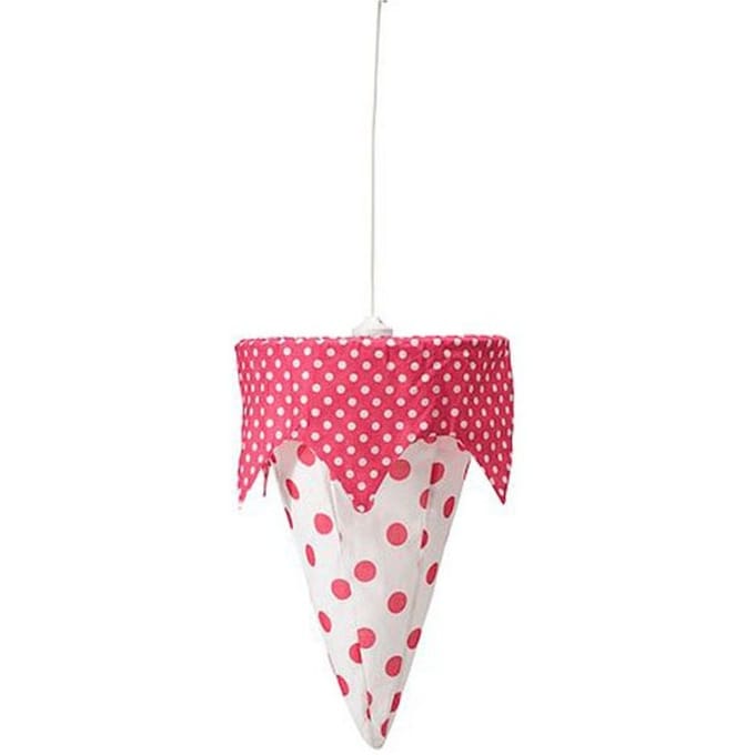 Jollein Dots - Lampenkap - (excl. pendel) - Fuchsia