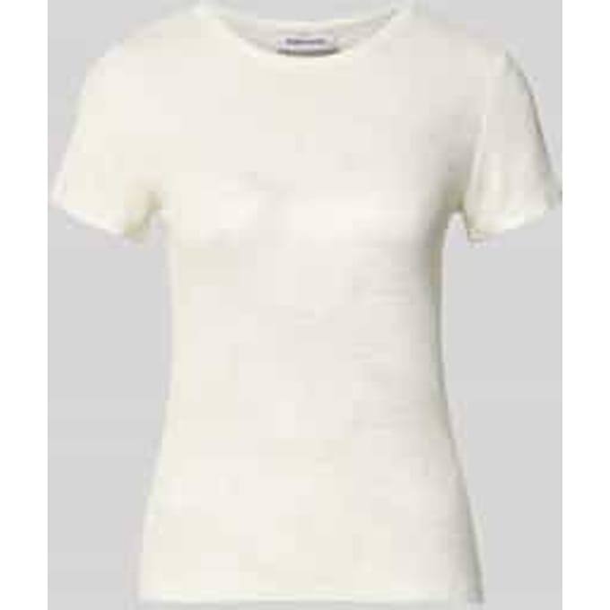 T-shirt van mix van viscose en elastaan in all-over look
