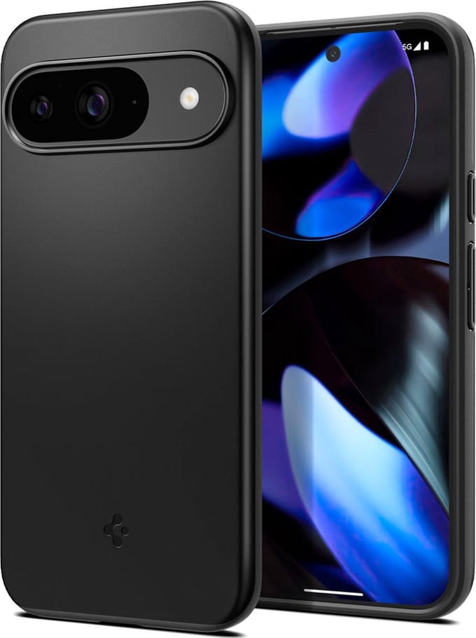 Spigen Thin Fit Hoesje Geschikt voor Google Pixel 9 / 9 Pro - Back Cover Zwart