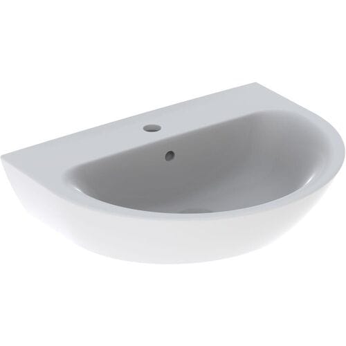 Geberit Renova washbasin 65 x 50 cm with tap hole and overflow 500.372.01.1