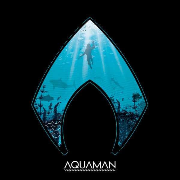 Aquaman Deep hoodie - Zwart - M