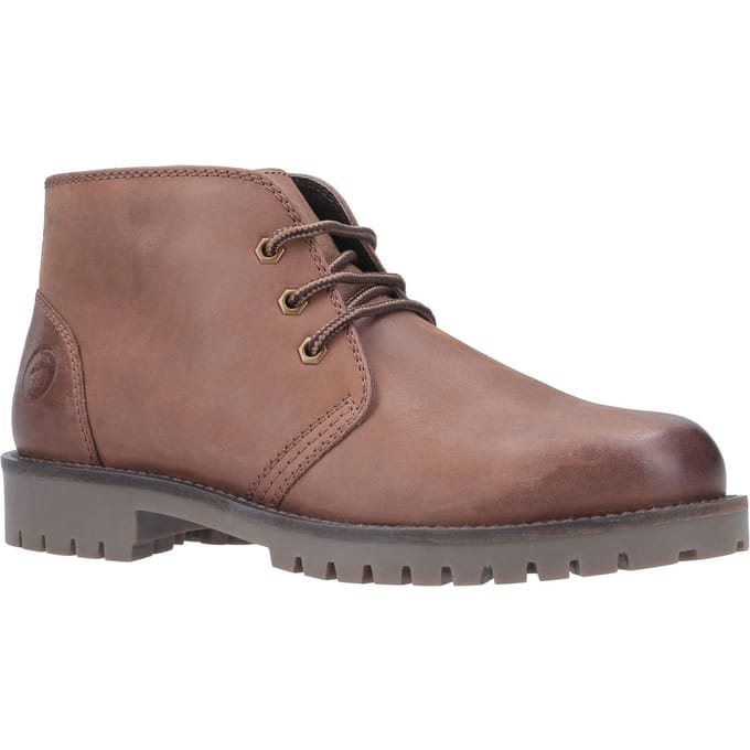 Cotswold Heren Stroud Lace Up Lederen Laars (Tan)