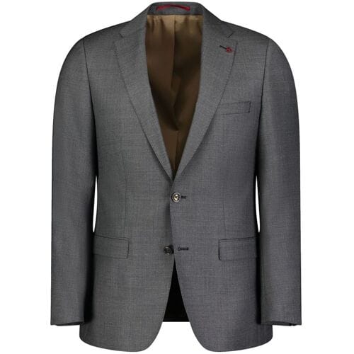 Roy Robson Colbert Fine Wool Natural Stretch Grijs / male