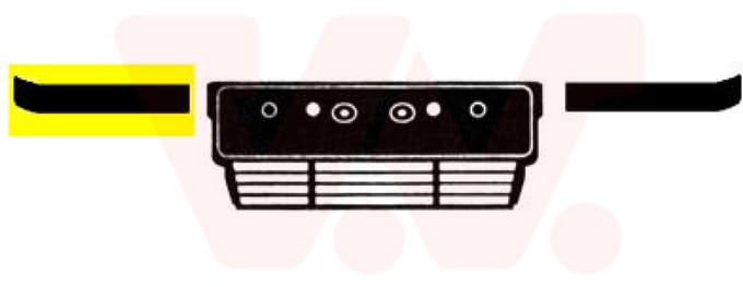 Van Wezel - BUMPERLIJST VOOR BMW 5 E34 1987-1996 51111944178