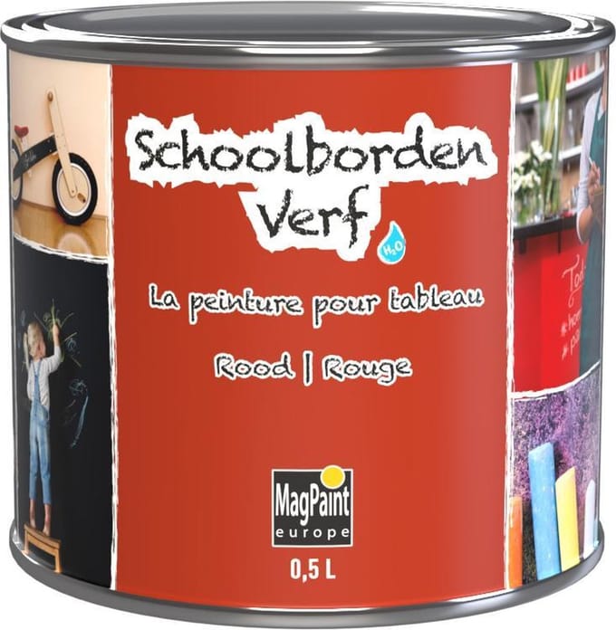 MagPaint - Schoolbordenverf - Rood - 500ml