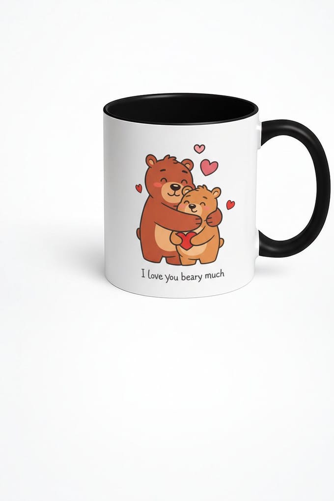 Liefdevolle Beren Mok 'I Love You Beary Much' - Uniek Romantisch Cadeau