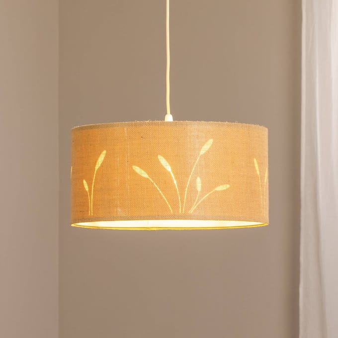 Maco Design Boho Auris hanglamp, beige, Ø 40 cm, textiel