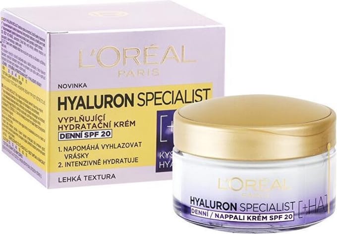 L´oreal - Hyaluron Specialist SPF 20 - Vyplňující hydratační denní krém - 50ml