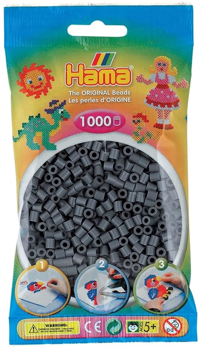 Hama Ironing beads-dark Grijs (071) 1000pcs.