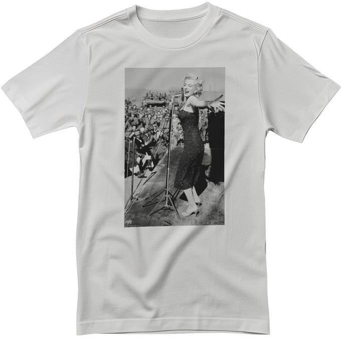 Marilyn Monroe Crowd Stopper-fotot-shirt RD-1-MM003-DTG
