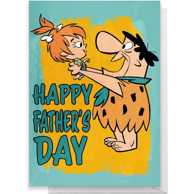 Flintstones Happy Father's Day Greetings Card - Standard Card