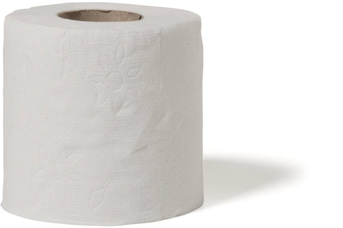 Poetspapier | 1-laags | 20.5cm | 300m | papier | wit | 6 stuks