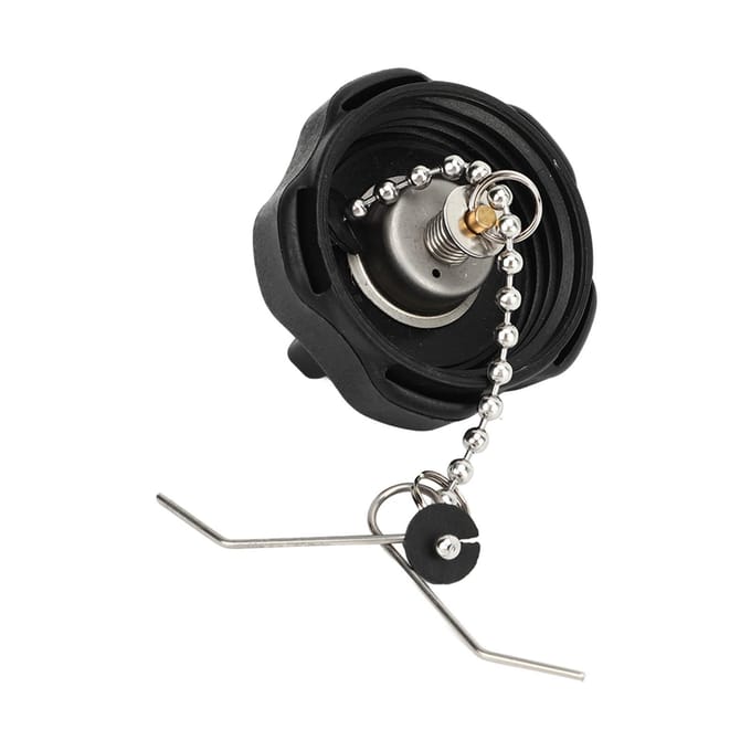 Professionele mini-tankdop voor 2,5F, 3,5F, 4F, 2-takt, 4 pk, 3,5 pk en 6 pk. black
