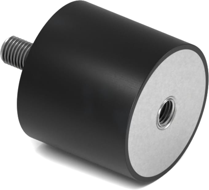 Rubbermagazijn - Trillingsdemper - Type B - 50x45mm - M10 - Set 10 stuks