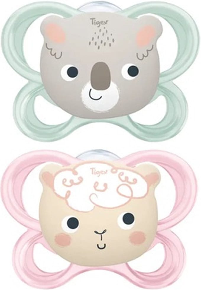 Tigex | 2 Mini Fopspenen | 6- 18 m | 6-18 maanden