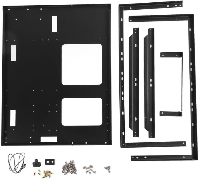 Open Computer Frame - PC Chassis - Gaming PC Bouwen - Modulair Stapelbaar - 43.5 x 34 x 19.5 cm