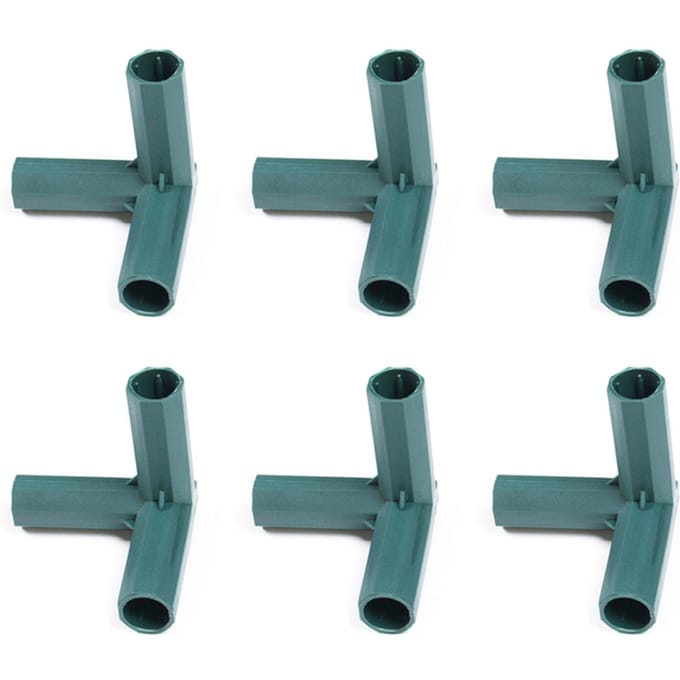 12 STUKS 16mm Tuinbouw Frame Connector Plastic Kas Frame Connectoren voor Druiven Zonnescherm Schuur