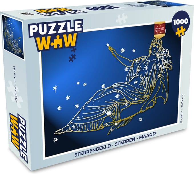 Puzzel Sterrenbeeld - Sterren - Maagd - Legpuzzel - Puzzel 1000 stukjes volwassenen