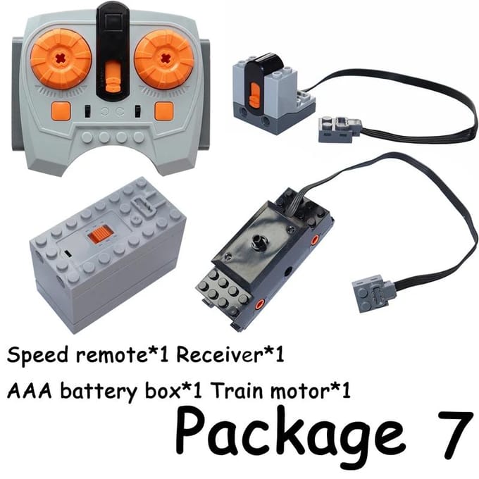 Motor Set 8293 PF Functies Technische Componenten Bouwstenen Werkt Met MOC High-tech DIY Stenen Batterijbakken