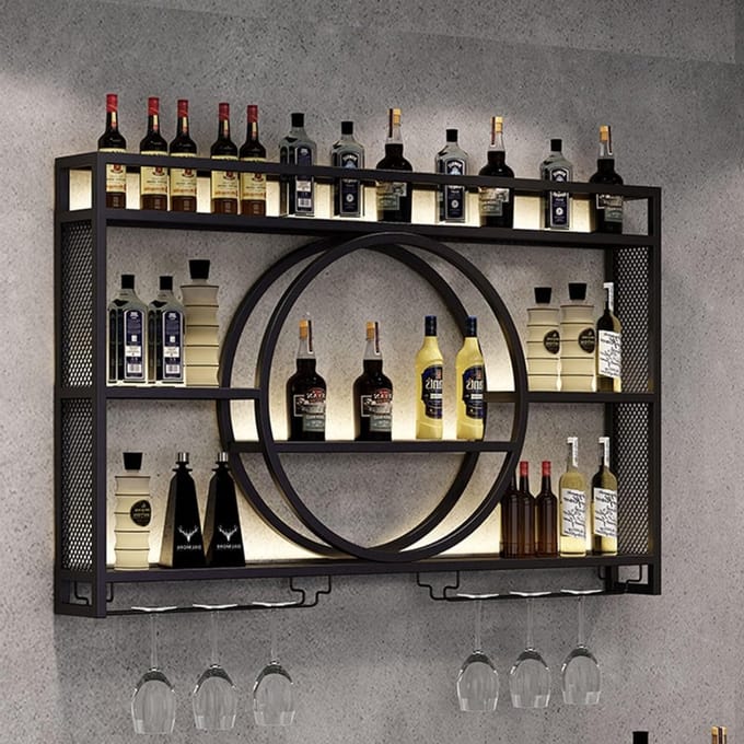 Wijnrek Muur – Wand Wijnrek – Wijnfleshouder