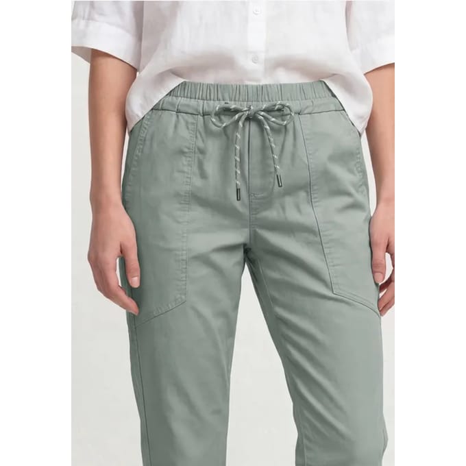Slim legs broek in een lichtgewicht stof