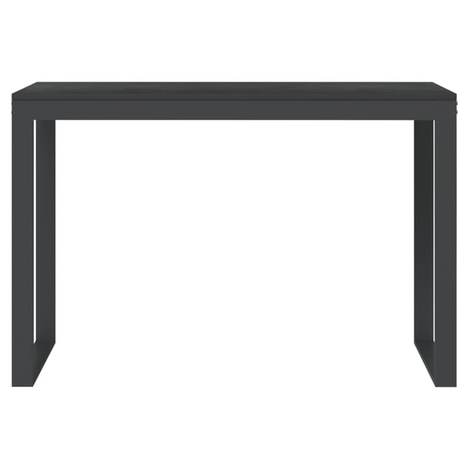 vidaXL - Computerbureau - 110x60x73 - cm - spaanplaat - zwart
