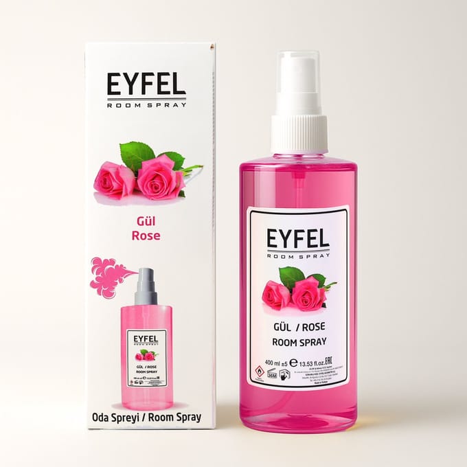 EYFEL - ROOMSPRAY - SPRAY - ROSE - 400ML