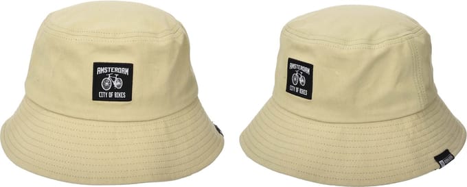 Robin Ruth - Bucket hat - Amsterdam fiets - Beige